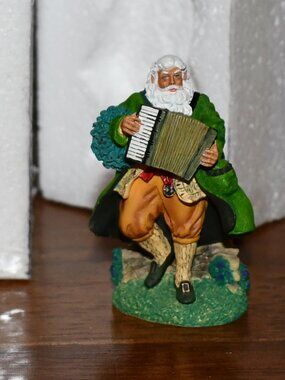 Pipka Miniature Collection Irish Santa 13781 Figurine Prizm Inc 2003 NIB